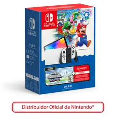 Consola Nintendo Switch OLED White Bundle