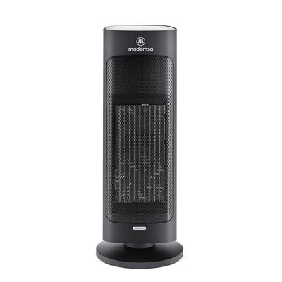 Estufa Eléctrica 2000W Digital Oscilación y Control Remoto EH100 Negra