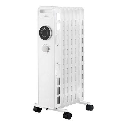 Calefactor Eléctrico 1500 W Oleoeléctrica NY1507-20M Blanco