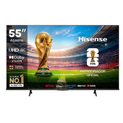 Hisense 55” 55A6NV — LED 55" Hisense Ultra HD 4K 55A6NV