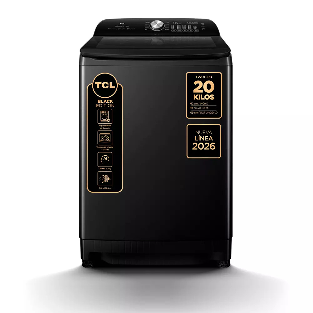 TCL Lavadora Carga Superior 20Kg F220TLRB