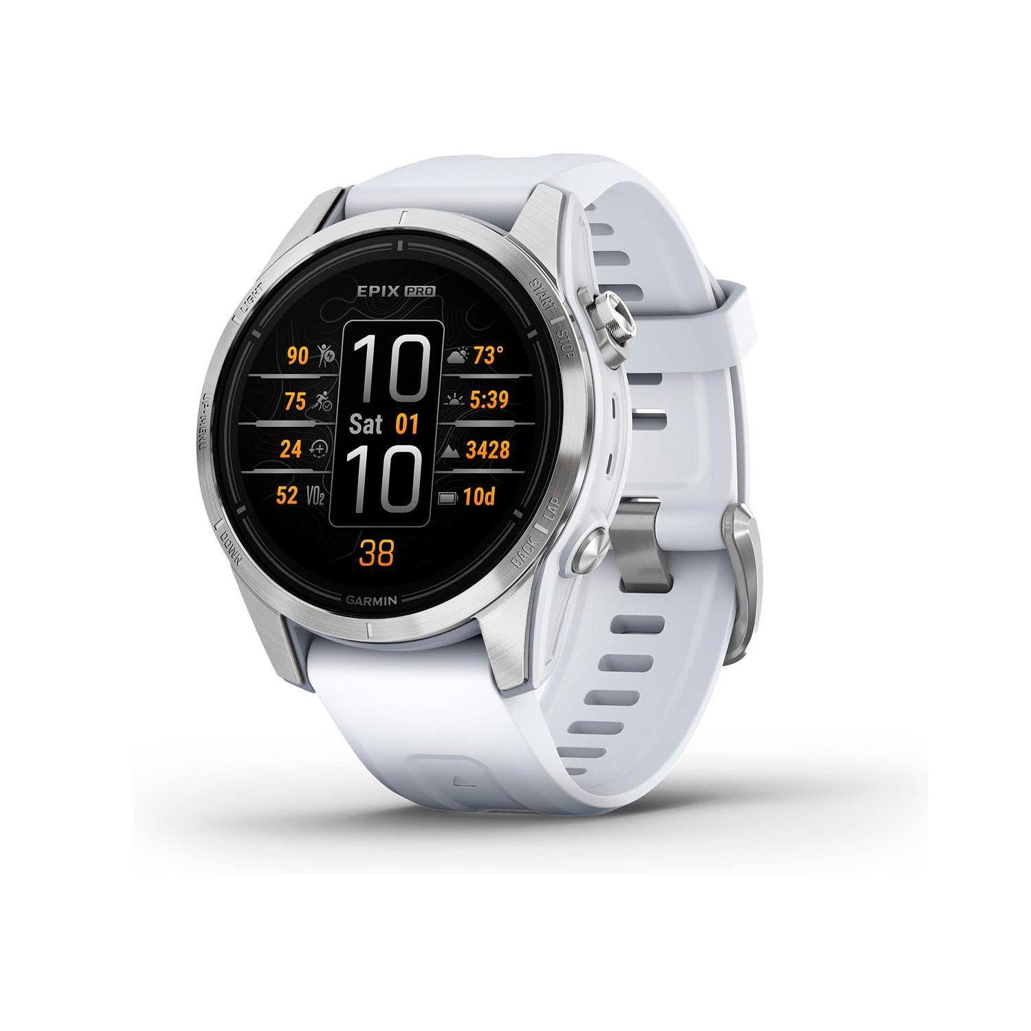 Garmin Reloj Garmin Epix Pro Gen 2 42mm Glass SS Whitestone