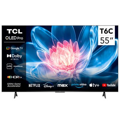 TCL 55" QLED 4K UHD T6C Google TV