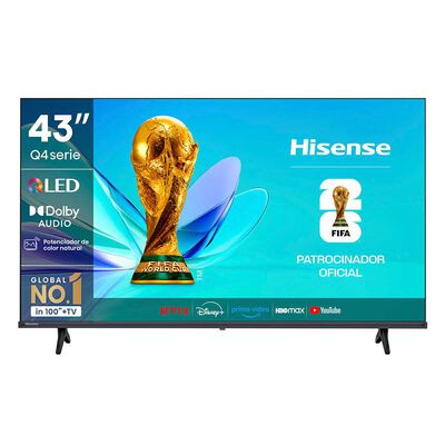 Televisor Smart TV 43" QLED Full HD 43Q4SV Hisense