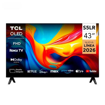 Smart TV QLED 43" TCL Full HD Roku S5LR