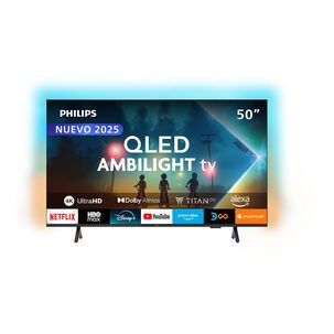 Smart TV Philips QLED 50" Ambilight 50PUD8250