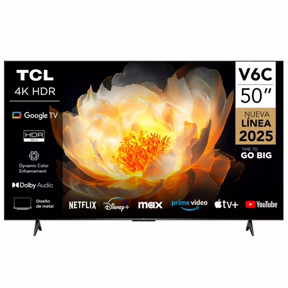 Televisor 50" LED 4K UHD 50V6C TCL