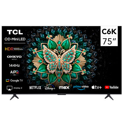 Smart TV Mini LED 75" TCL 4K 75C6K