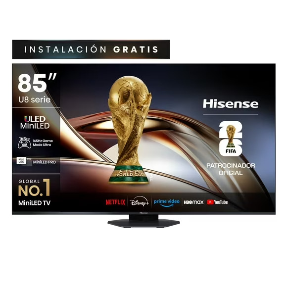 Hisense Mini LED 85" 85U8QG