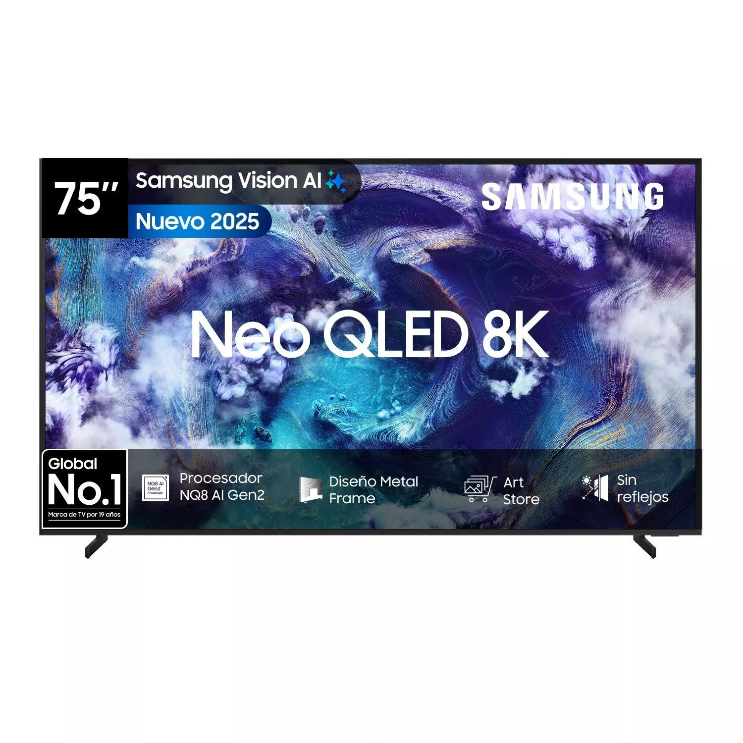Samsung 75" Neo QLED 8K QN900F Vision AI Smart TV (2025)