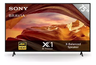 POR SONY LED SMART TV 4K HDR GOOGLE TV KD-75X77L