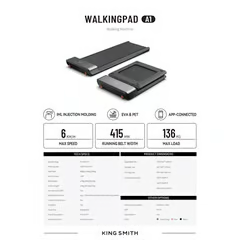 KINGSMITH WALKINGPAD A1 PRO