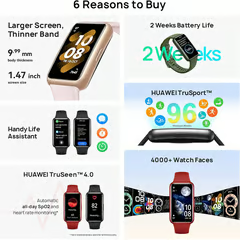 HUAWEI SMARTBAND BAND 7 - ROSADO