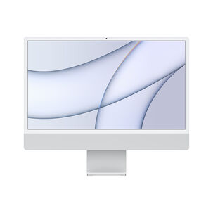 APPLE IMAC REFURBISHED 24" APPLE M1 CHIP WITH 8CORE CPU AND 8CORE GPU, GIGABIT ETHERNET SILVER - FGPC3LL/A