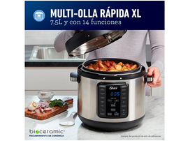 OSTER MULTI OLLA RAPIDA XL OSTER 7.5 LITROS 14 FUNCIONES