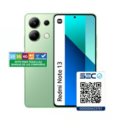 XIAOMI REDMI NOTE 13 4G 8GB+256GB VERDE MENTA