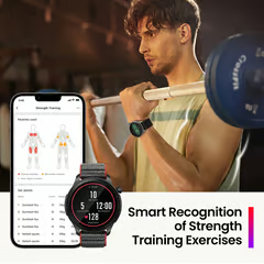 AMAZFIT SMARTWATCH GTR 4 GPS DUAL-BAND, ALEXA, LLAMADAS BLUETOOTH-NEGRO