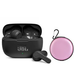 JBL AUDÍFONOS BLUETOOTH WAVE 200TWS - NEGRO Y ESTUCHE-P