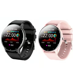 BRO TOUMI SET 2 SMARTWATCH DEPORTIVOS SPORT-ROSE Y NEGRO TOUMI