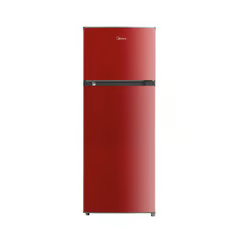 MIDEA REFRIGERADOR TOP FREEZER FRÍO DIRECTO ROJO 207 LTS