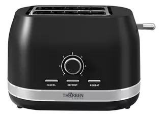 POR THORBEN THOR MATT BLACK TOASTER