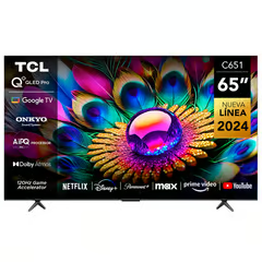 TCL SMART TV 65" QLED 4K GOOGLE C651