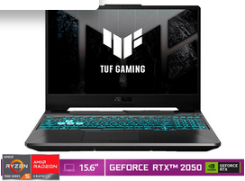 ASUS NOTEBOOK GAMER ASUS TUF A15 FA506NF-HN003W AMD RYZEN 5 8 GB RAM 512 GB SSD NVIDIA RTX 2050 15.6"