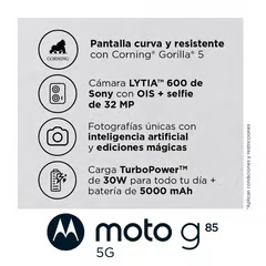 MOTOROLA SMARTPHONE CELULAR MOTO G85 8256