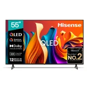 HISENSE  TELEVISOR QLED 55Q6N 4K GOOGLE TV SMART TV.