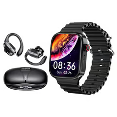 LENOVO PACK AUDÍFONOS BLUETOOTH XT80  SMARTWATCH I19 PRO - NEGRO