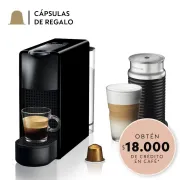 NESPRESSO ESSENZA MINI NEGRA  ESPUMADOR