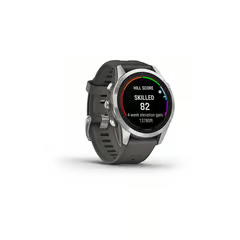 GARMIN SMARTWATCH FENIX 7S PRO - SOLAR PASS STEEL W/GRAY BAND