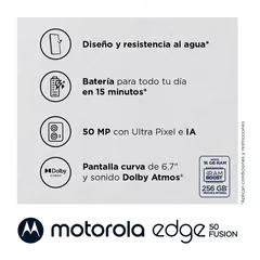 MOTOROLA CELULAR MOTO EDGE 50 FUSION 8  256GB