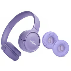 JBL AUDÍFONO INALÁMBRICO TUNE 520BT-MORADO Y ALGODÓN INSONORIZADO