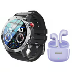 LENOVO TOUMI GT-C RELOJ INTELIGENTE Y LP40 PRO DE AURICULARES-MORADO