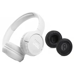 JBL AUDÍFONO INALÁMBRICO TUNE 510BT-BLANCO Y ALGODÓN INSONORIZADO