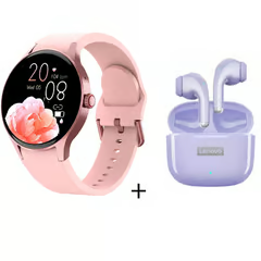 LENOVO RELOJ INTELIGENTE DE LLAMADAS ROSA  COMBO LP40PRO PÚRPURA