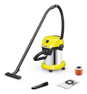 POR URBAN COMERCIAL ASPIRADORA SOPLADORA MULTIPROPOSITO 17 LITROS WD3 S KARCHER COLOR AMARILLO/NEGRO