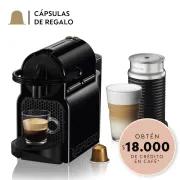 NESPRESSO INISSIA NEGRA  ESPUMADOR