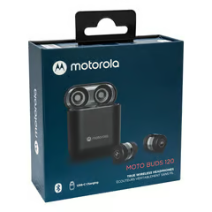 MOTOROLA BUDS120BK AUDIFONO MOTO BUDS 120 TRUE WIRELESS BLACK