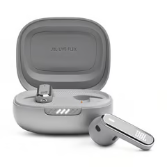 JBL AUDÍFONOS BLUETOOTH LIVE FLEX - PLATA