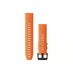 GARMIN QUICKFIT 22 WATCH BAND - EMBER ORANGE SILICONE