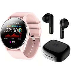 JBL AUDÍFONOS BLUETOOTH C260 TWS Y RELOJ INTELIGENTE TOUMI FIT 2-P