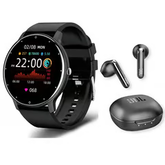 JBL T280 TWS AUDÍFONOS-NEGRO Y TOUMI WATCH FIT 2-B RELOJ INTELIGENTE