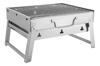 POR ROZENBERG ASADOR PARRILLA PLEGABLE PORTÁTIL CAMPING CARBON