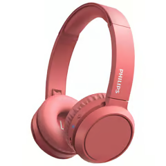 PHILIPS AUDIFONOS BLUETOOTH OVER EAR ROJO BASS TAH4205