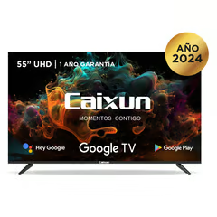 CAIXUN SMART TV 55” UHD 4K GOOGLE TV