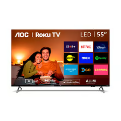 AOC SMART TV 55 UHD 4K 55U6125 ROKU