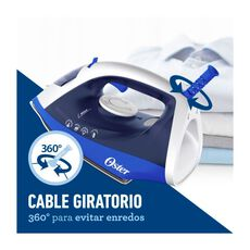 OSTER PLANCHA A VAPOR OSTER 6003 ANTIADHERENTE AZUL 1600W