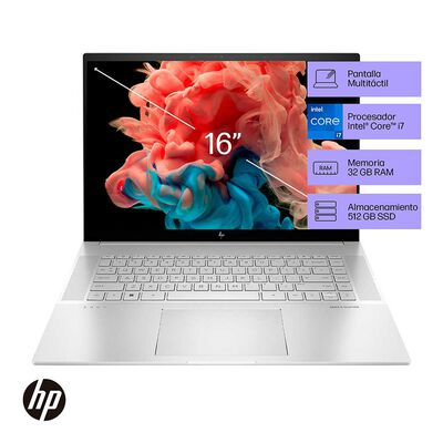 Notebook HP ENVY 16-h0100la Core i7 32GB 512GB SSD 16"